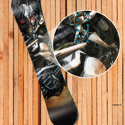 Наклейка на сноуборд Мegatron