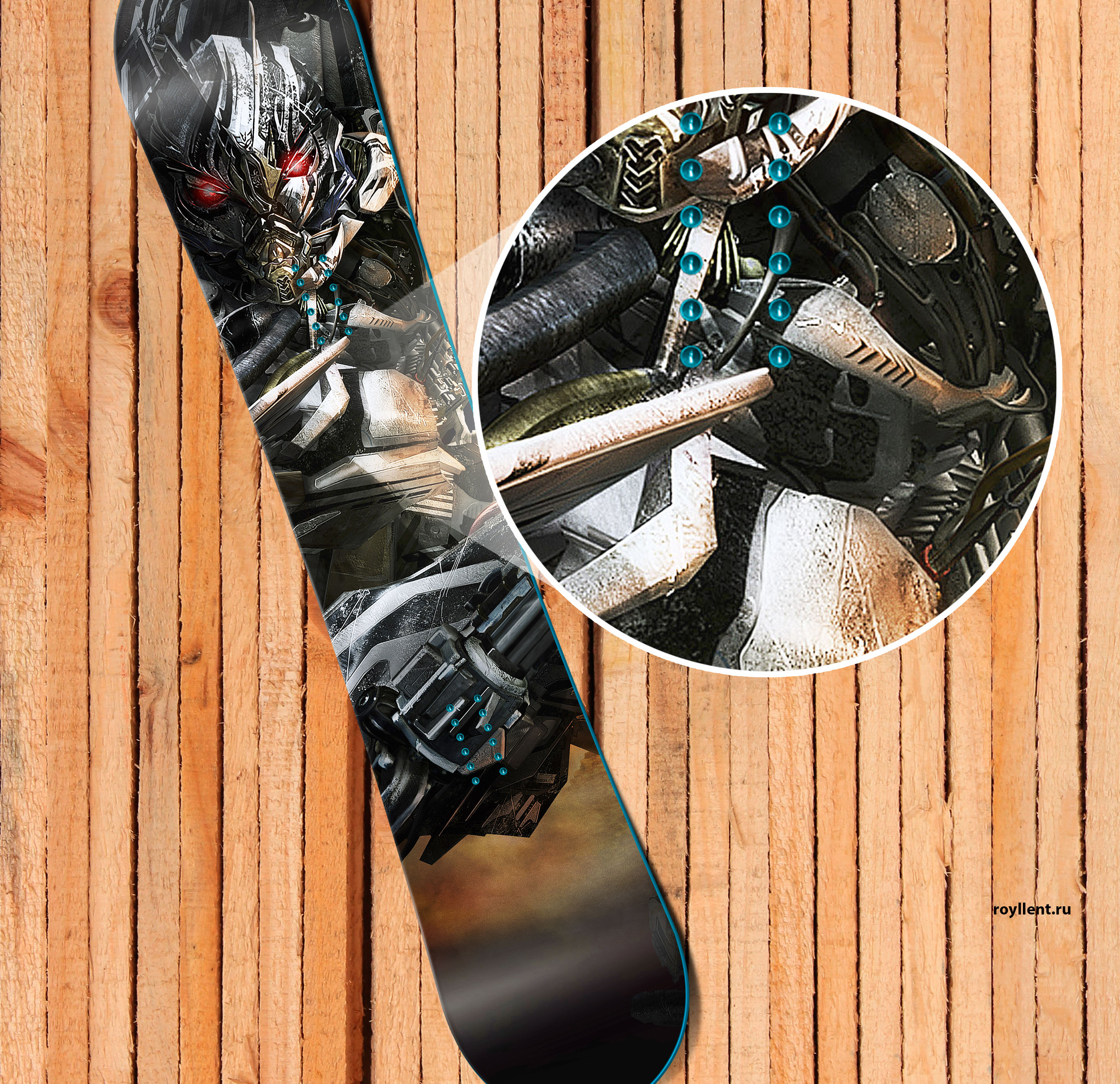 Наклейка на сноуборд Мegatron