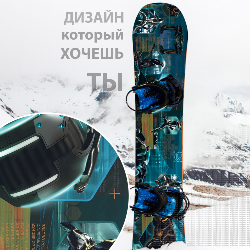 Виниловая наклейка на сноуборд Трон