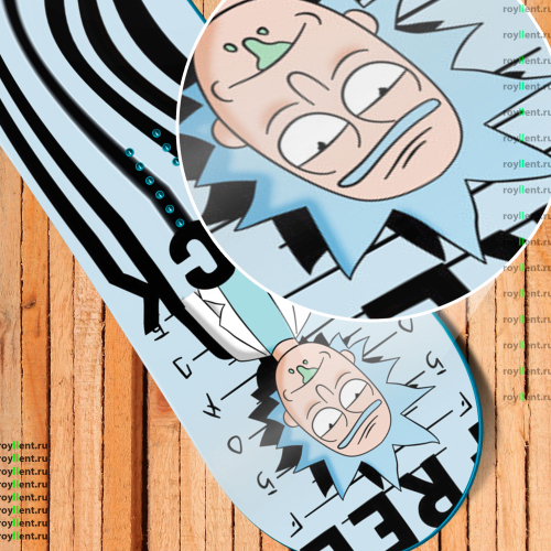 Rick and Morty Police Дизайн наклейки на сноуборд купить в интернет магазине недорого