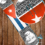 Виниловая Сноуборд с наклейкой стикером Куба Чегевара Революция Куба