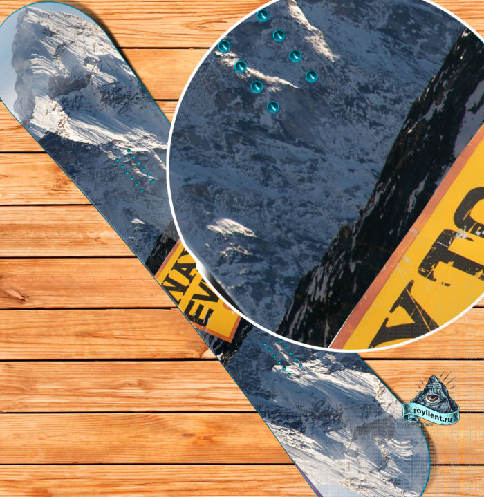 Недорого где можно купить Виниловая наклейка на сноуборд наклейка купить с доставкой стикер Эверест гора с доставкой по России