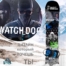 watch-dogs-2-art сноуборд наклейка на доску купить недорого