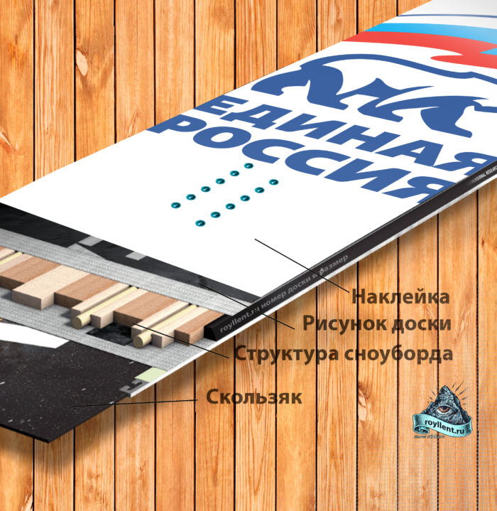 Если для Вашего бизнеса нужны брендированные сноуборда или лыжи с вашим дизайном и логотипом, обращайтесь. Мы Royllent.ru готовы изготовить наклейки на борды в любом количестве на выгодных условиях.