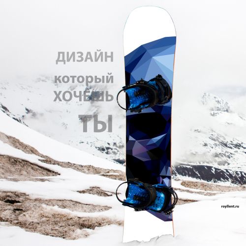 Наклейка на сноуборд Череп Вирус