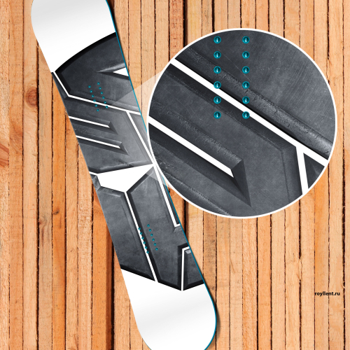 Дизайн сноуборда в стиле Автоботов лого