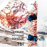 Полноразмерная сноуборд наклейка яркая снег горы и лед