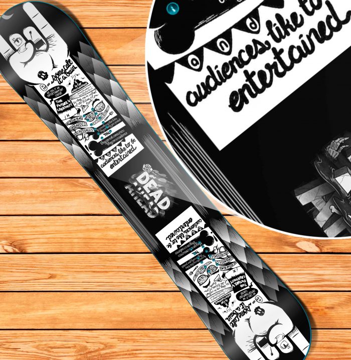 hand Виниловая сноуборд наклейка на всю доску купить недорого